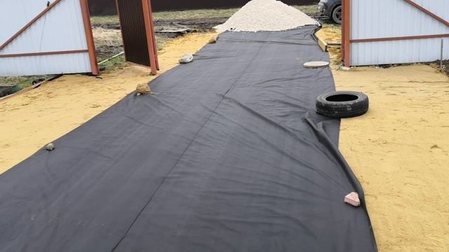 Заезд и парковка на даче своими руками