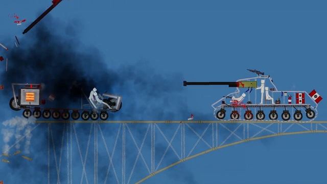 Great tank war in People Playground (2) смотреть онлайн