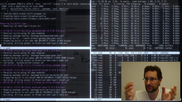 Let's compile more OpenSource / Linux, live on YT! смотреть онлайн