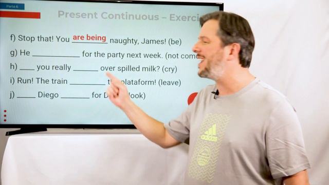 Present Continuous - Exercícios #3 смотреть онлайн