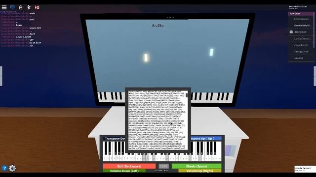 Roblox Virtual Piano: Undertale - Megalovania (Medium) смотреть онлайн