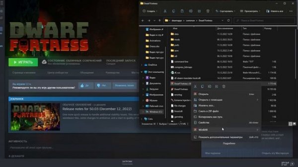 Dwarf Fortress / Русификатор Dwarf Fortress для Steam-версии