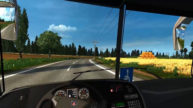 Euro Truck Simulator 2 Bus Trip To Poznan With Marcopolo Paradiso G7 1800 DD 8x2