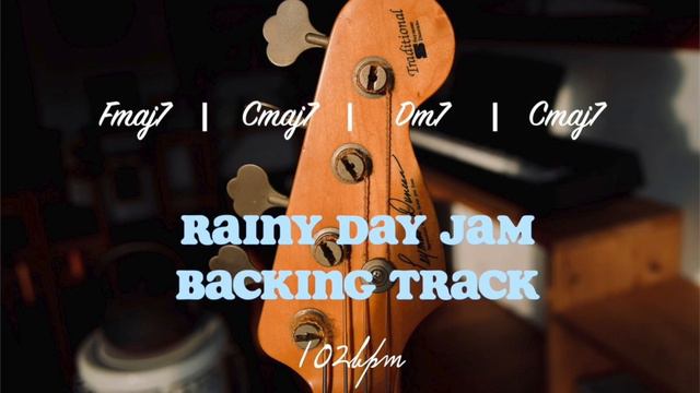 【Rainy Day Jam Backing Track】in C major смотреть онлайн