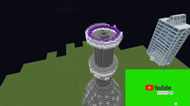 Останкинская телебашня майнкрафт/таймлапс строительство/часть 2 смотреть онлайн