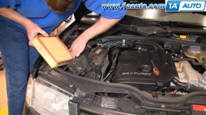 How To Replace Engine Air Filter 98-05 VW Passat 1.8L 20V Turbo