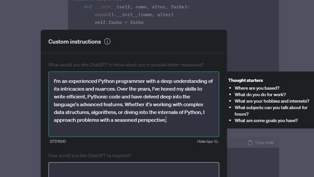 ChatGPT Custom Instructions - endlich auch in Europa verfügbar! смотреть онлайн