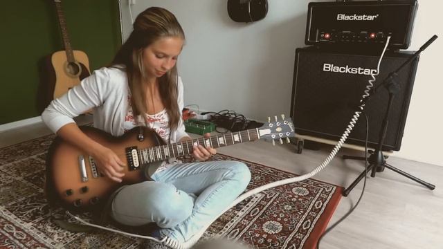 Blood and Thunder - Mastodon by Cissie on guitar смотреть онлайн