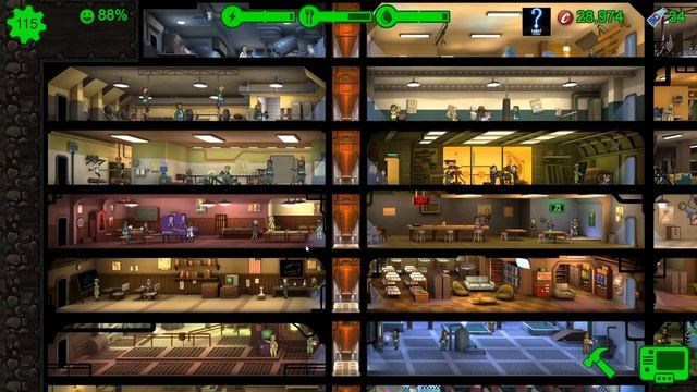 Fallout Shelter. Развитие убежища № 737. Часть 25 "Саботаж" смотреть онлайн