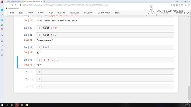 11. [Tutorial Python untuk pemula] String properties смотреть онлайн