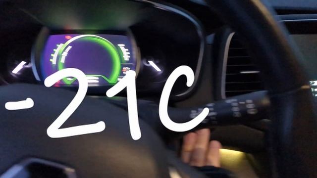 Renault Talisman 1.5 dci diesel Cold Start @ -21 Celcius смотреть онлайн