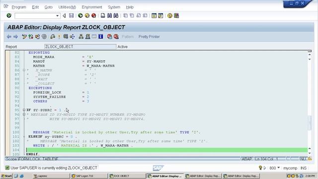 Lock Object#Class 2#Sap Abap#Sharma#Parmod смотреть онлайн