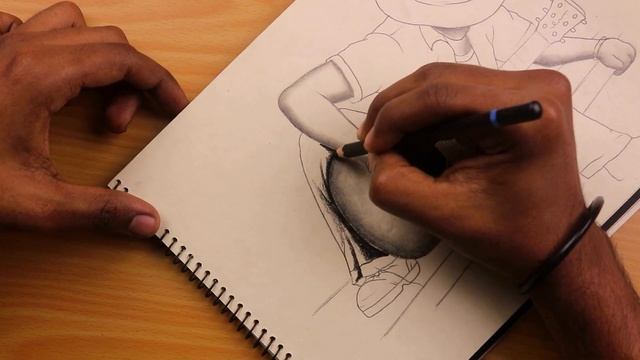 How to Draw a Boy Playing Guitar with Pencil Sketch step by step | Sketching Tutorial | Art смотреть онлайн