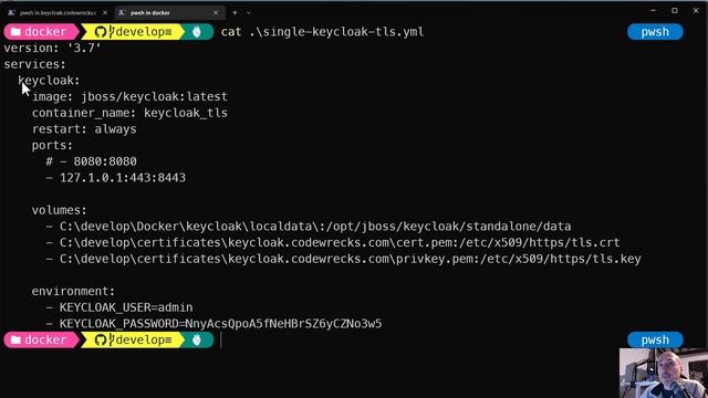 Run local keycloak instance with Docker and HTTPS смотреть онлайн