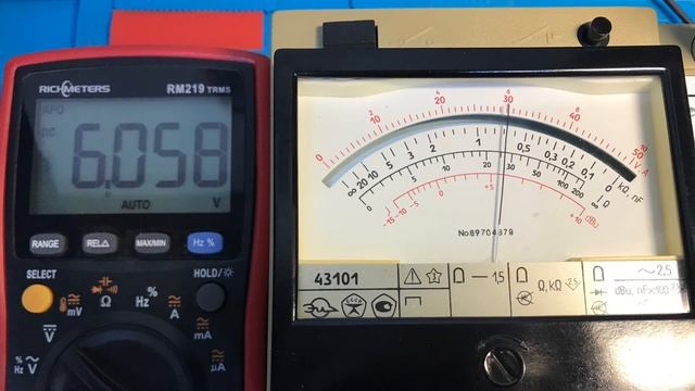 Тестер 43101. Тест погрешности. смотреть онлайн