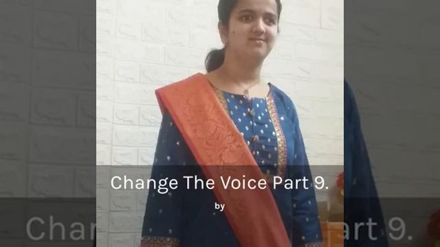 Change The Voice Part 9. / Present Continuous Tense Part 2. смотреть онлайн