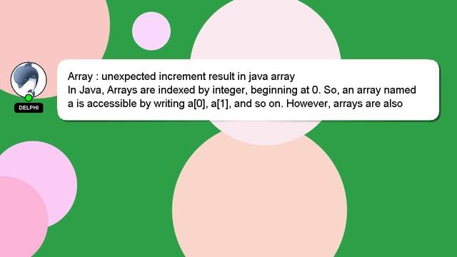 Array : unexpected increment result in java array смотреть онлайн