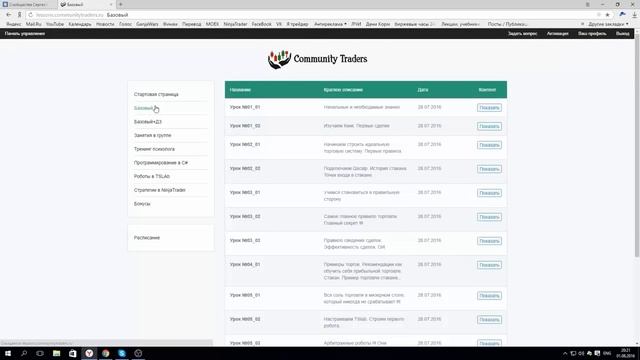 Курсы трейдеров. Обучение прибыльной торговле смотреть онлайн