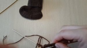 Как это делаю я. Носочек для новорожденных малышей. Часть 1