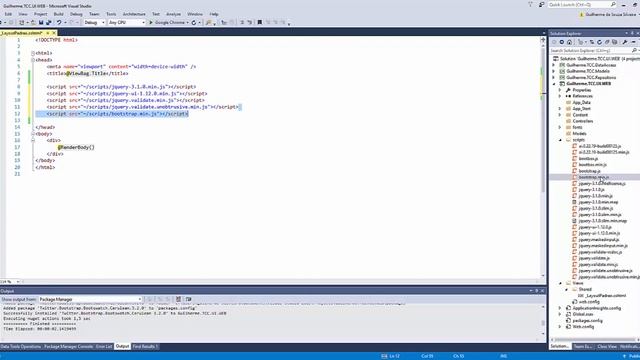 AULA 02 ASP.NET MVC - LAYOUT PADRÃO EM BOOTSTRAP (TCC EM 10 HORAS) смотреть онлайн