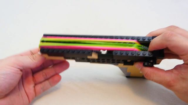 LEGO Glock 18C [Full Auto Rubber Band Gun + Tutorial] смотреть онлайн