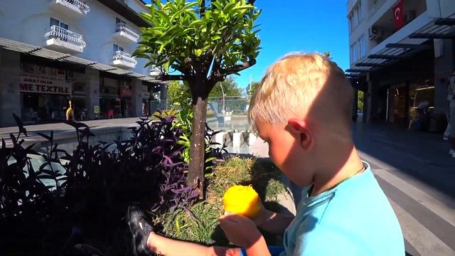 Песчаный пляж Кемера, Турция 2020. Дондурма.