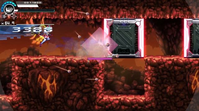 Gunvolt Chronicles: Luminous Avenger iX 2 - Volcano Block(Hard) X Rank смотреть онлайн