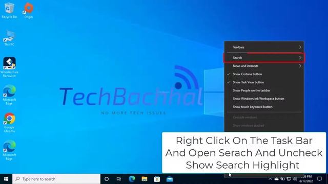 Remove Search Highlight Image In Windows 10 - How To смотреть онлайн