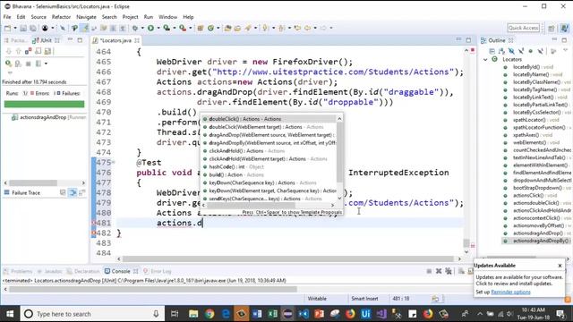 Selenium with Java 30 - Actions class DragAndDropBy Method explained in detail with code смотреть онлайн