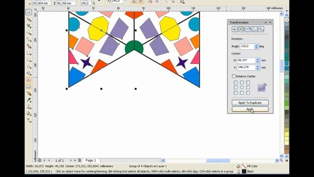 CorelDRAW Видеоурок Калейдоскоп