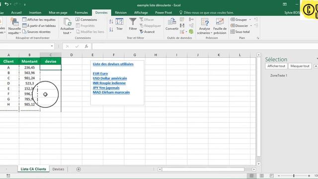 7.Excel - créer une liste déroulante смотреть онлайн