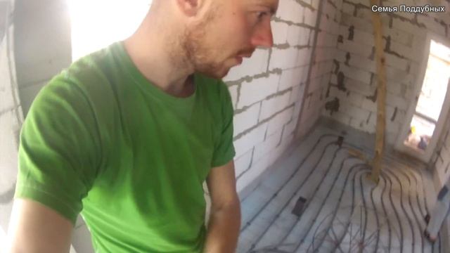 ТЕПЛЫЙ ПОЛ за 1 день! Водяной ТЕПЛЫЙ ПОЛ своими руками часть 2
