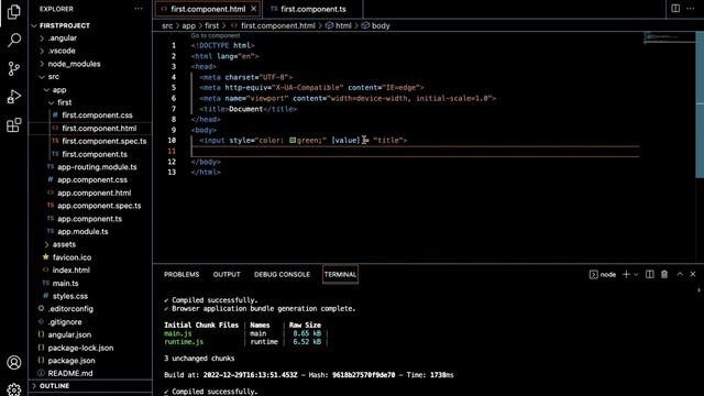 #7 Data Binding in Angular | Property Binding | One Way Binding смотреть онлайн