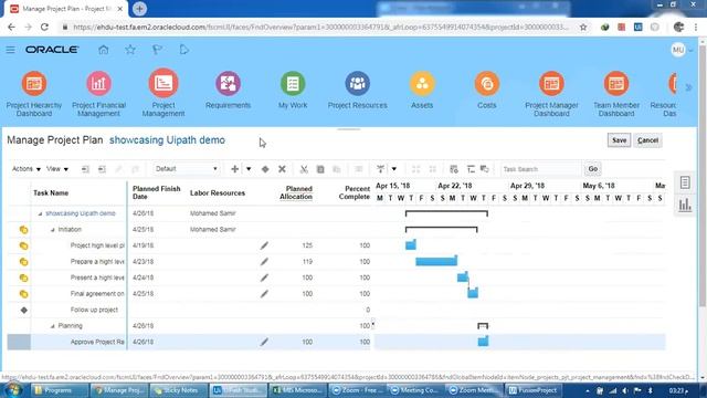 UIpath Project integration on Fusion Project management смотреть онлайн