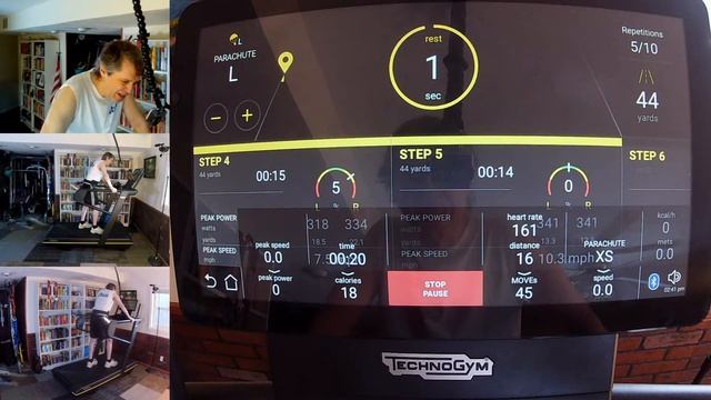 Parachute Workouts on a Treadmill! Demonstration of the Skillrun's Most Unique Feature смотреть онлайн