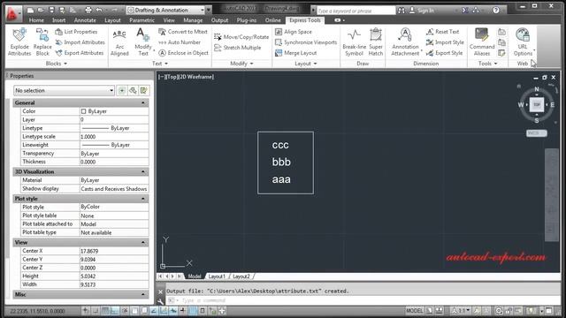 What is Autocad - 10.3 Autocad import-export. How to use command Import-export attribute in autocad смотреть онлайн