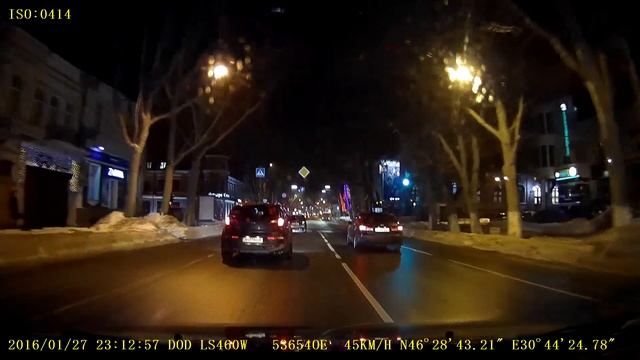 20160127 - Ришельевская (1,7 км) - зеленая волна