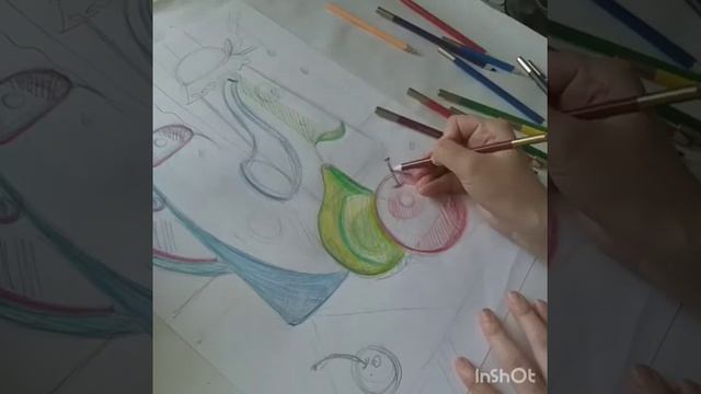 Видеоурок. Стилизованный натюрморт. 1 курс смотреть онлайн