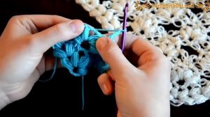 ✨АЖУРНЫЙ УЗОР КРЮЧКОМ | Ажурная ШАЛЬ крючком | Соломонов узел✨