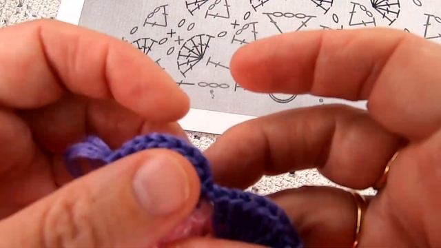 ШАЛЬ по СХЕМЕ двухцветная и двухсторонняя , вязание крючком , crochet shawl ( Шаль № 387) смотреть онлайн