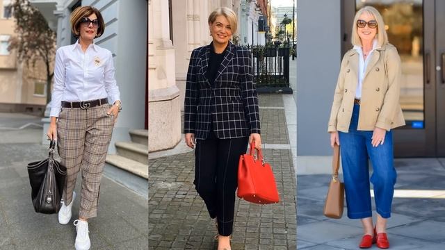 МОДНЫЕ БРЮКИ 2023-2024 ДЛЯ ЖЕНЩИН 50+? смотреть онлайн