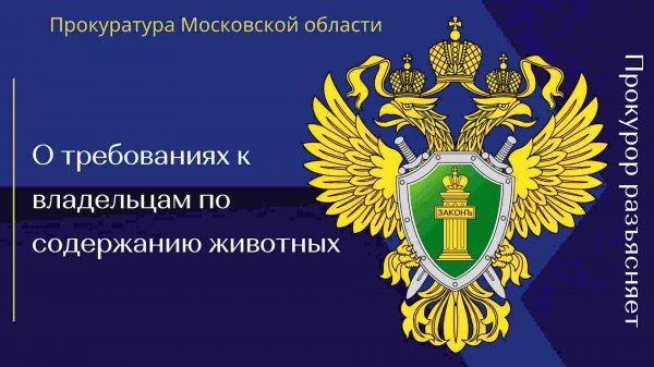 Домашние животные. Правила содержания