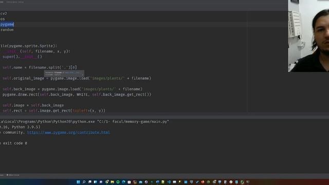 Memory Card Game pygame - Python смотреть онлайн
