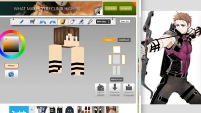 Minecraft skin Ep 2 Season 2: Archer смотреть онлайн