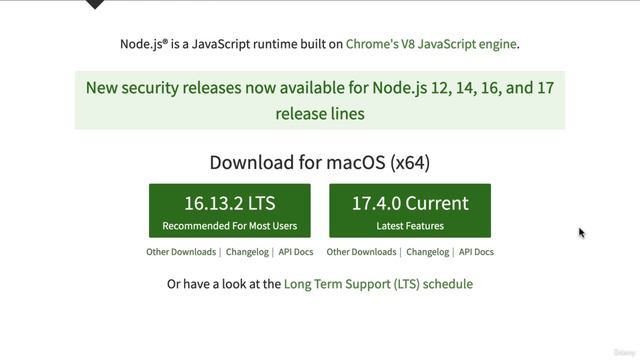 03 - Working with Vue - 001 Installing Node.js смотреть онлайн