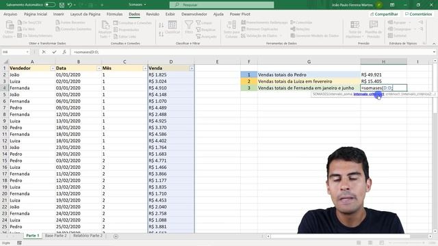 Função SOMASES no Excel: Como Somar com Condições (3 Exemplos Práticos) смотреть онлайн