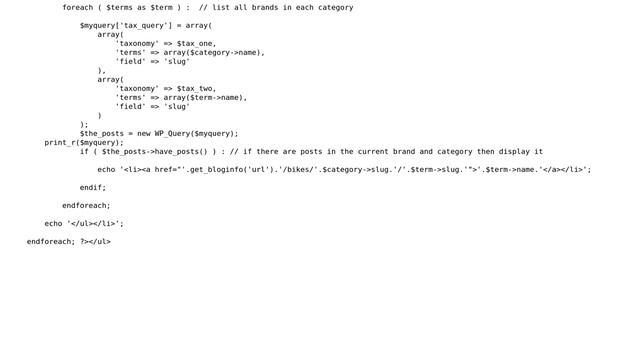 Wordpress: List Custom Taxonomy Based on Post Count & Category смотреть онлайн