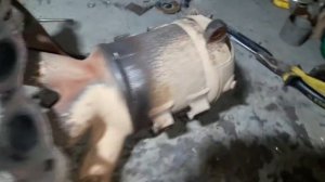 Kia Rio 2013год удаление катализатора