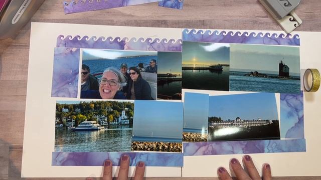 May I Scraplift You? Deb Tallbroad.  Beautiful Day.  #scrapbookprocess #scrapbookinglayout