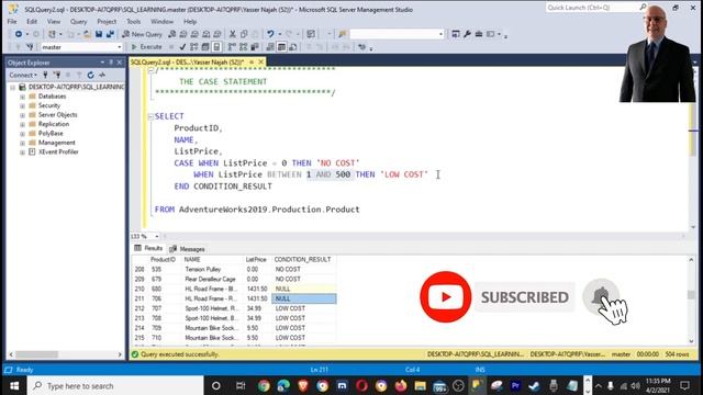 SQL CASE WHEN смотреть онлайн